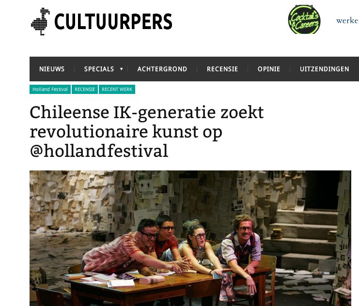 Chileense Ik-generatie zoekt revolutionaire kunst