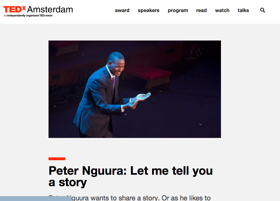Peter Nguura: Let me tell you a story