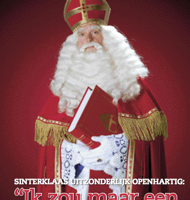 Sinterklaas uitzonderlijk openhartig